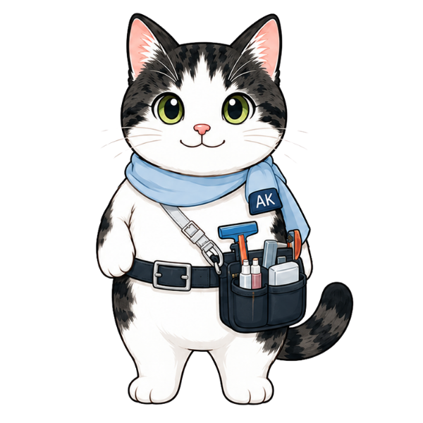 相談をすすめる猫キャラクター